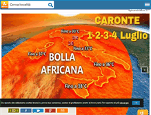 Tablet Screenshot of ilmeteo.it